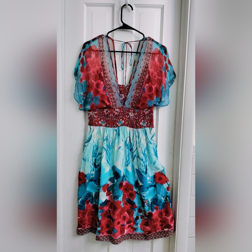 Vintage Plenty by Tracy Reese 100% Silk Tunic